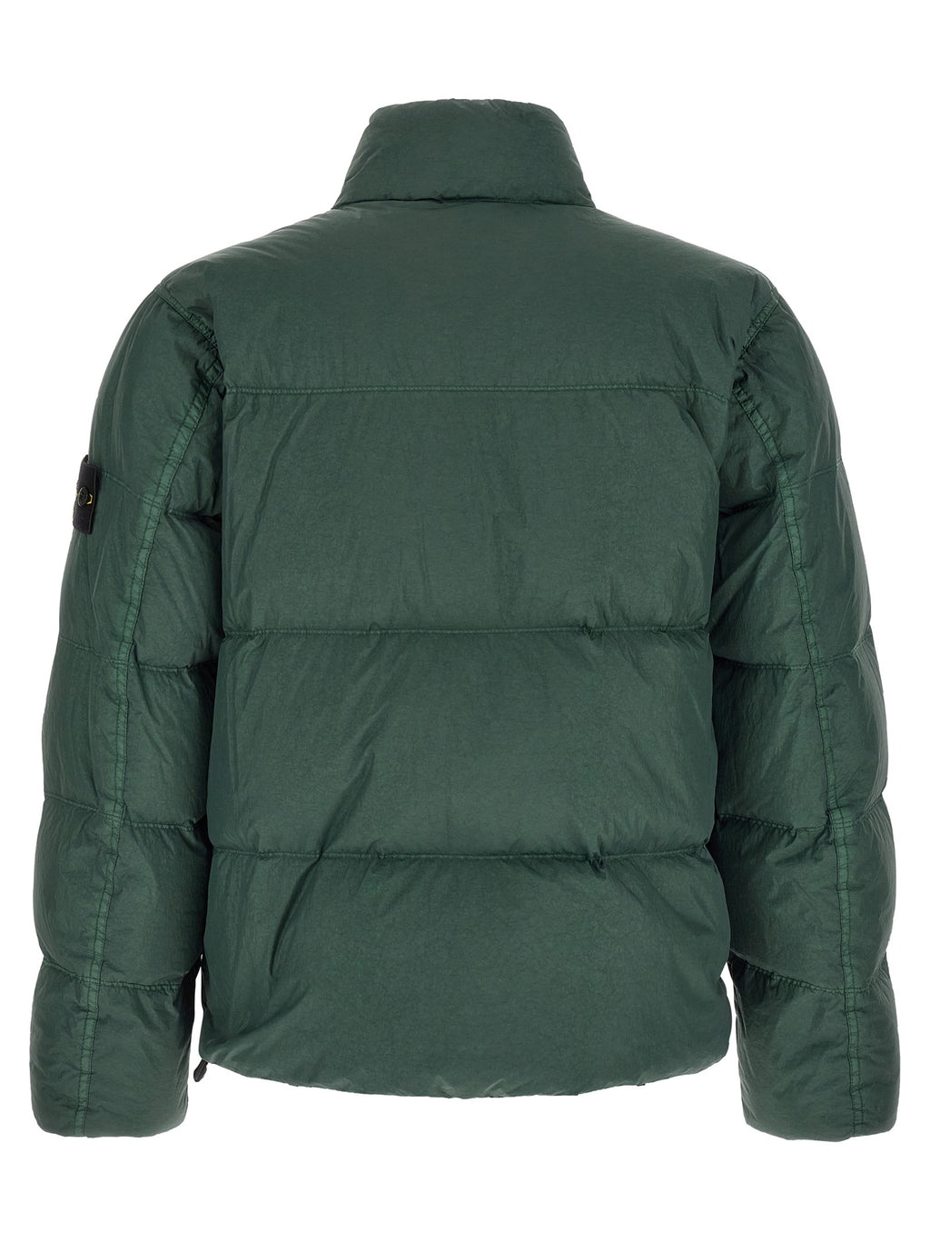 Zweifarbige lange Jacke aus Polyamid 340467