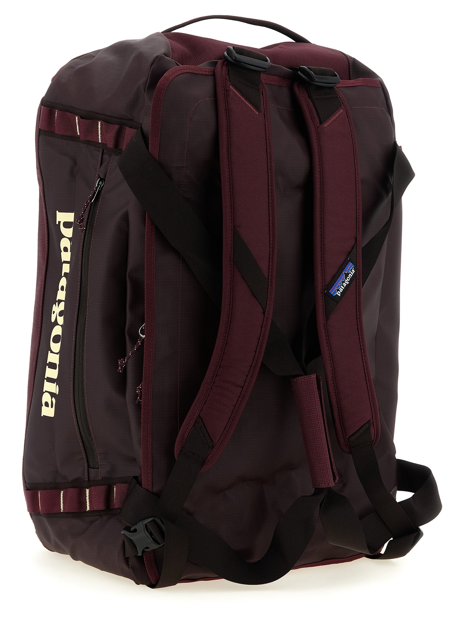 Bordeauxroter Rucksack aus Polyester