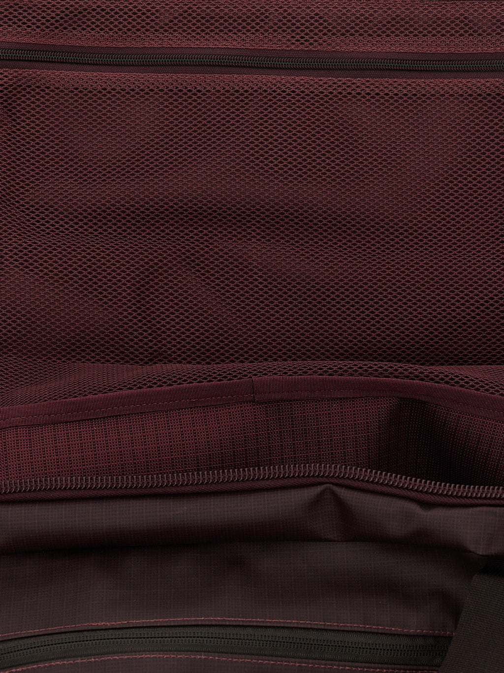 Bordeauxroter Rucksack aus Polyester