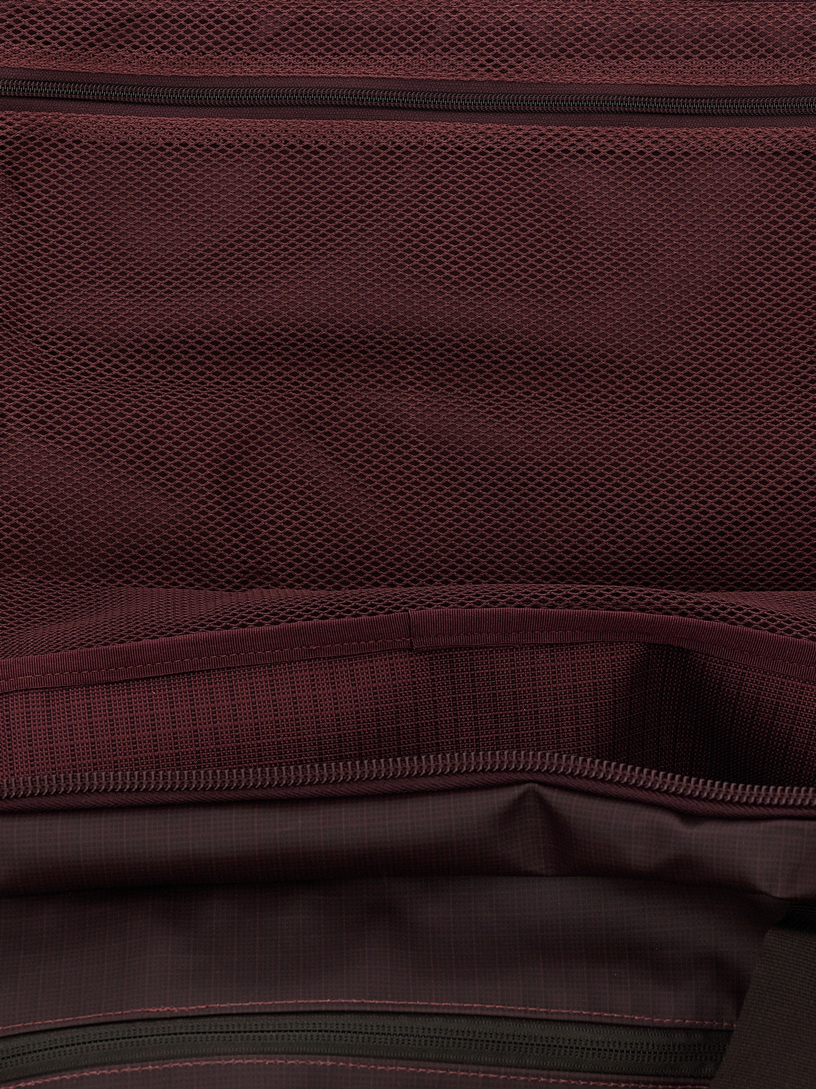 Bordeauxroter Rucksack aus Polyester