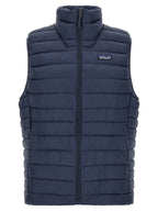 Blaue Weste aus Nylon