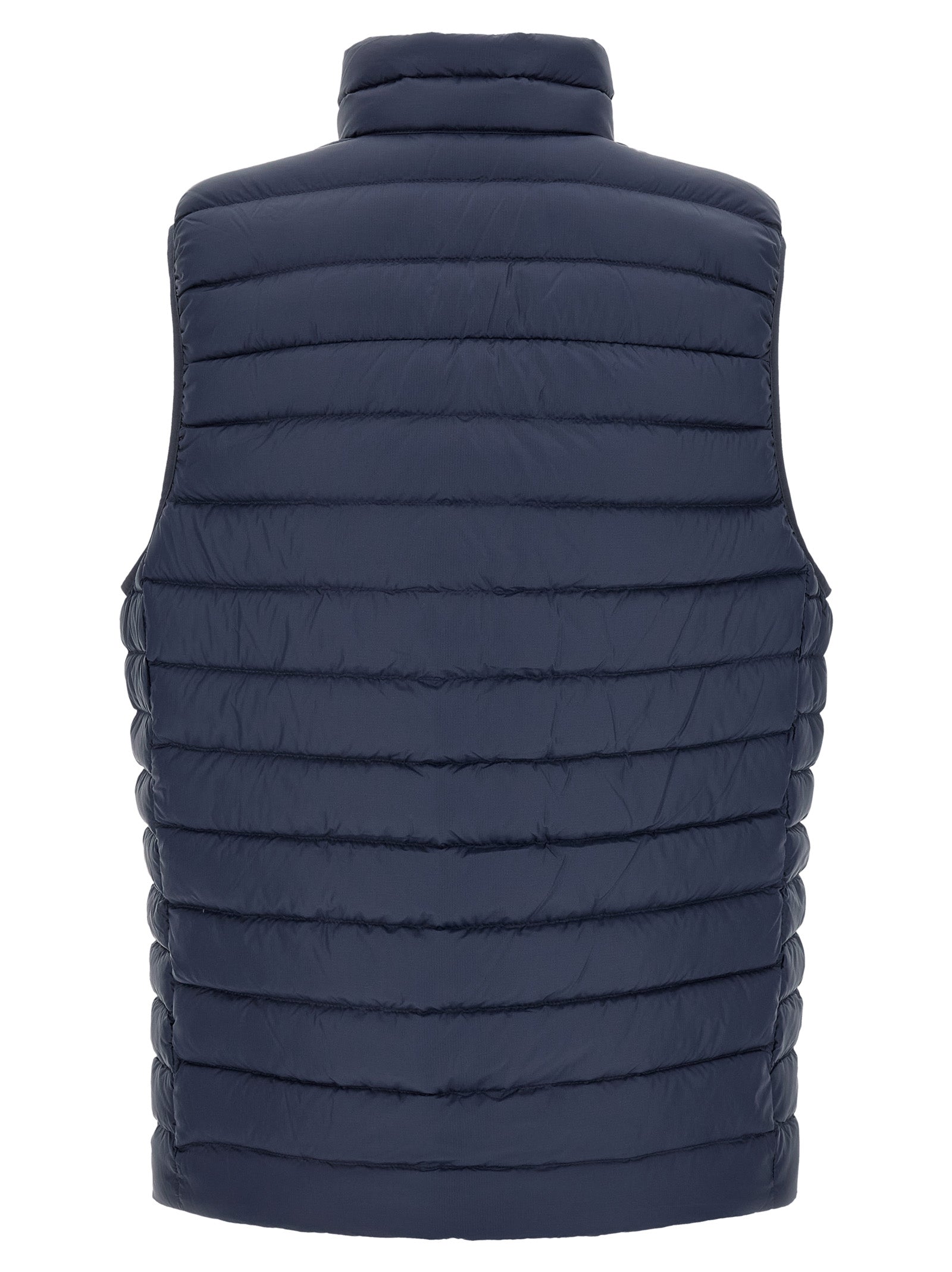 Blaue Weste aus Nylon