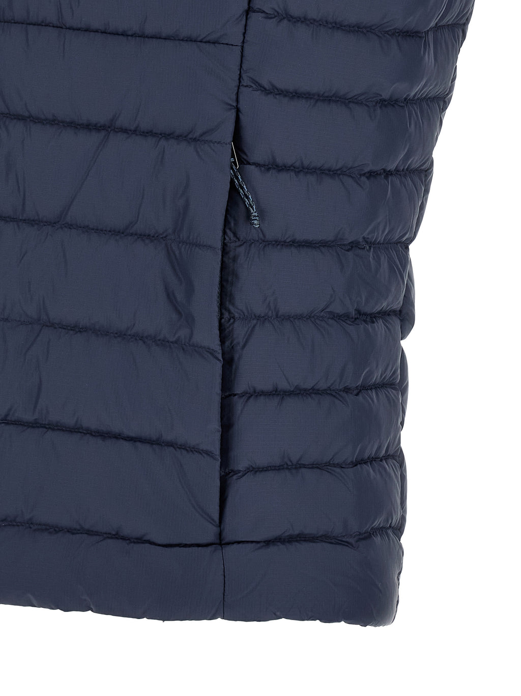 Blaue Weste aus Nylon