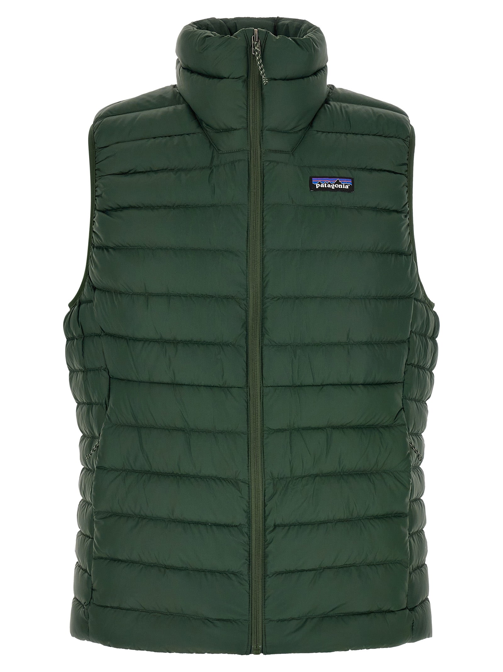Zweifarbige Shelljacke aus Nylon