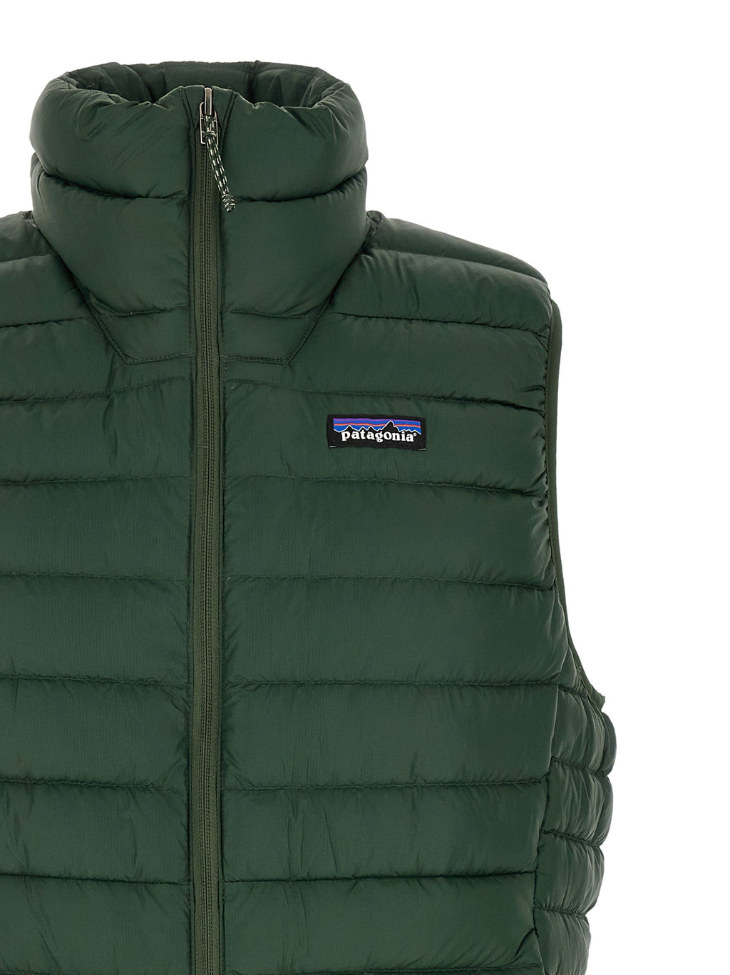 Zweifarbige Shelljacke aus Nylon