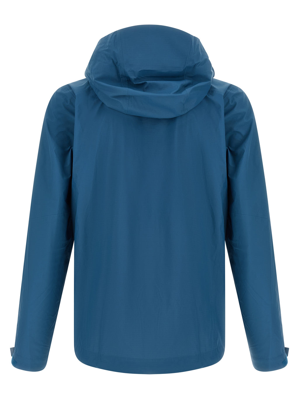 Blaue Shelljacke aus Nylon