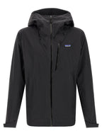 Schwarze Shelljacke aus Nylon