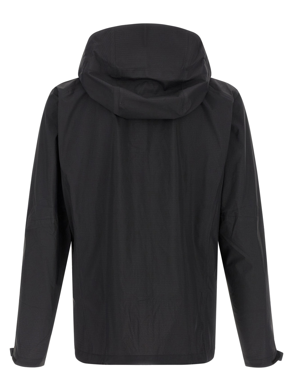 Schwarze Shelljacke aus Nylon