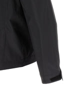 Schwarze Shelljacke aus Nylon