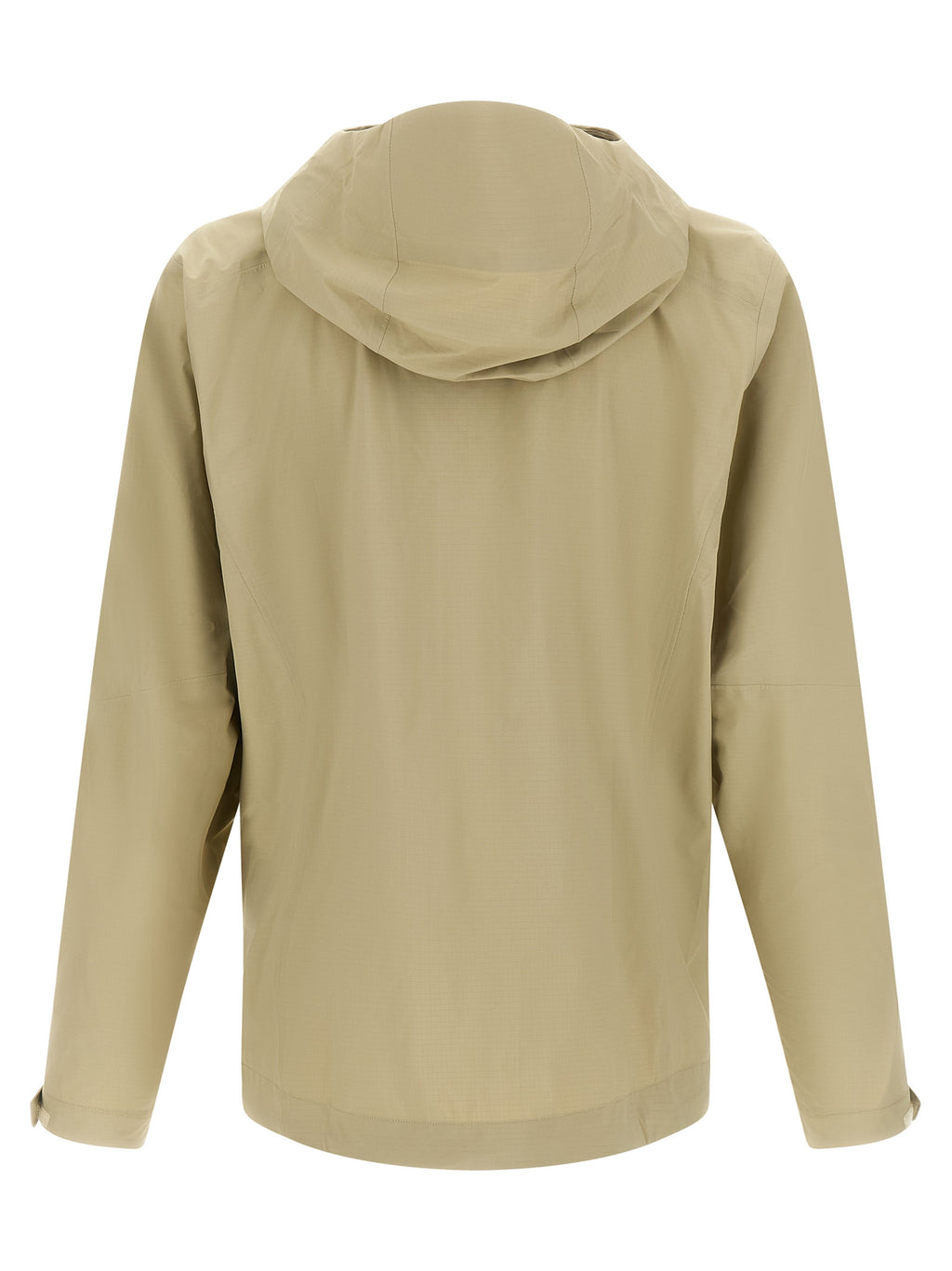 Beige Shelljacke aus Nylon