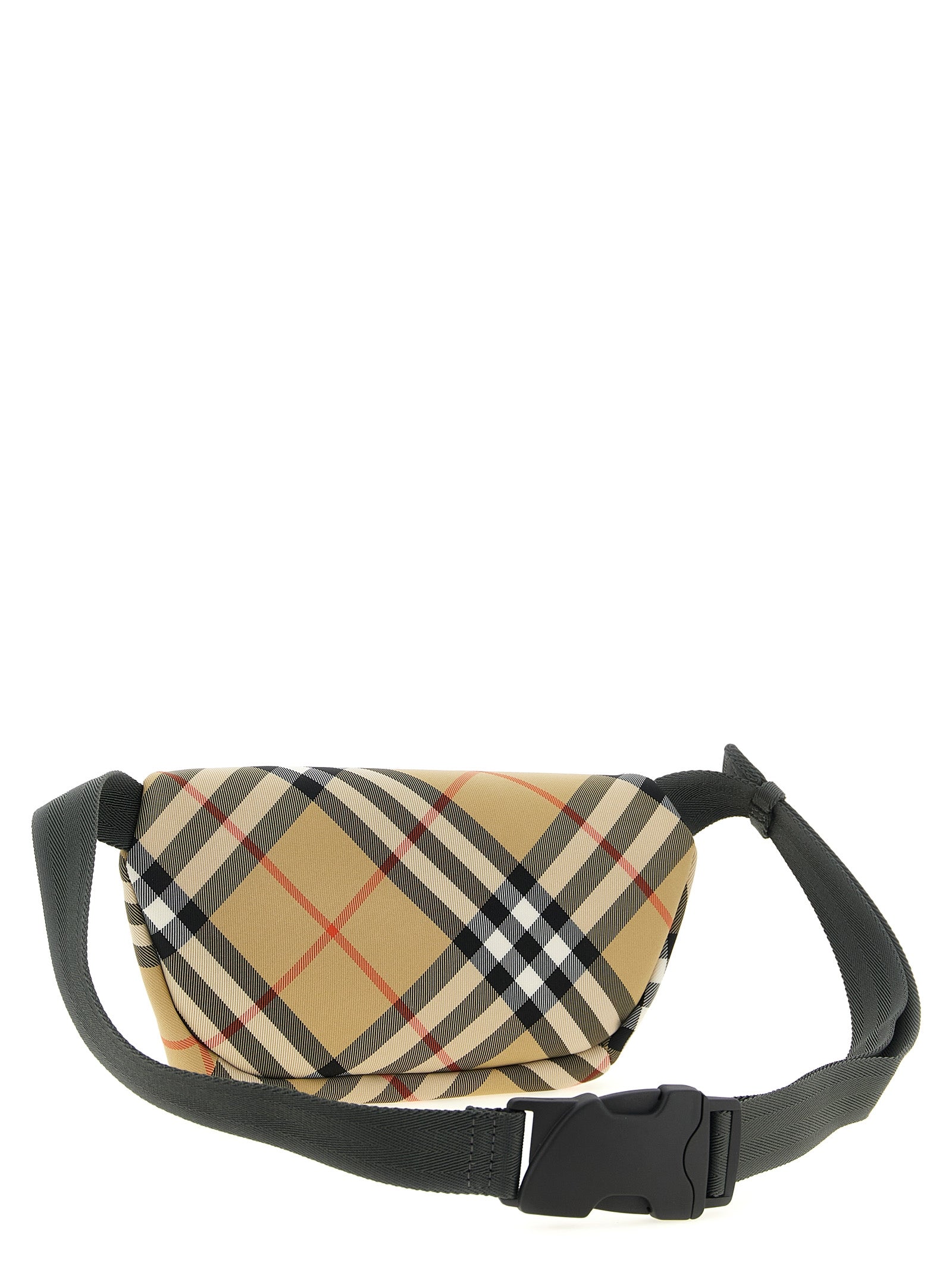 Beige Umhängetasche aus Polyester