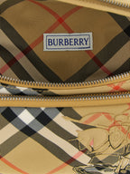 Beige Umhängetasche aus Polyester