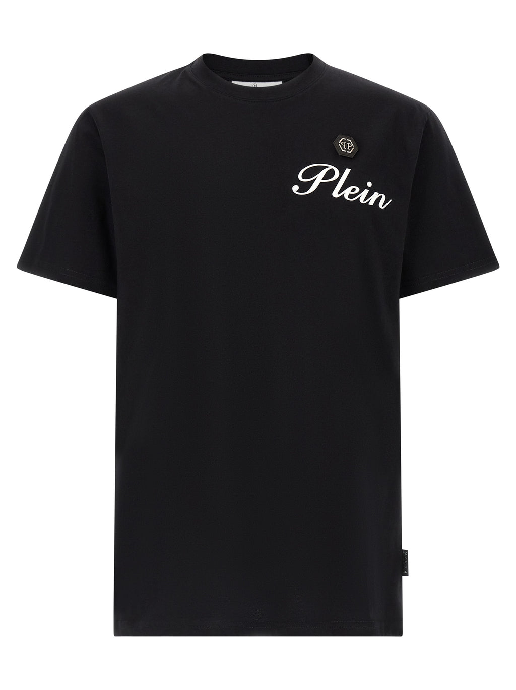 Schwarzes T-Shirt aus Baumwolle 329437