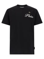 Schwarzes T-Shirt aus Baumwolle 329437