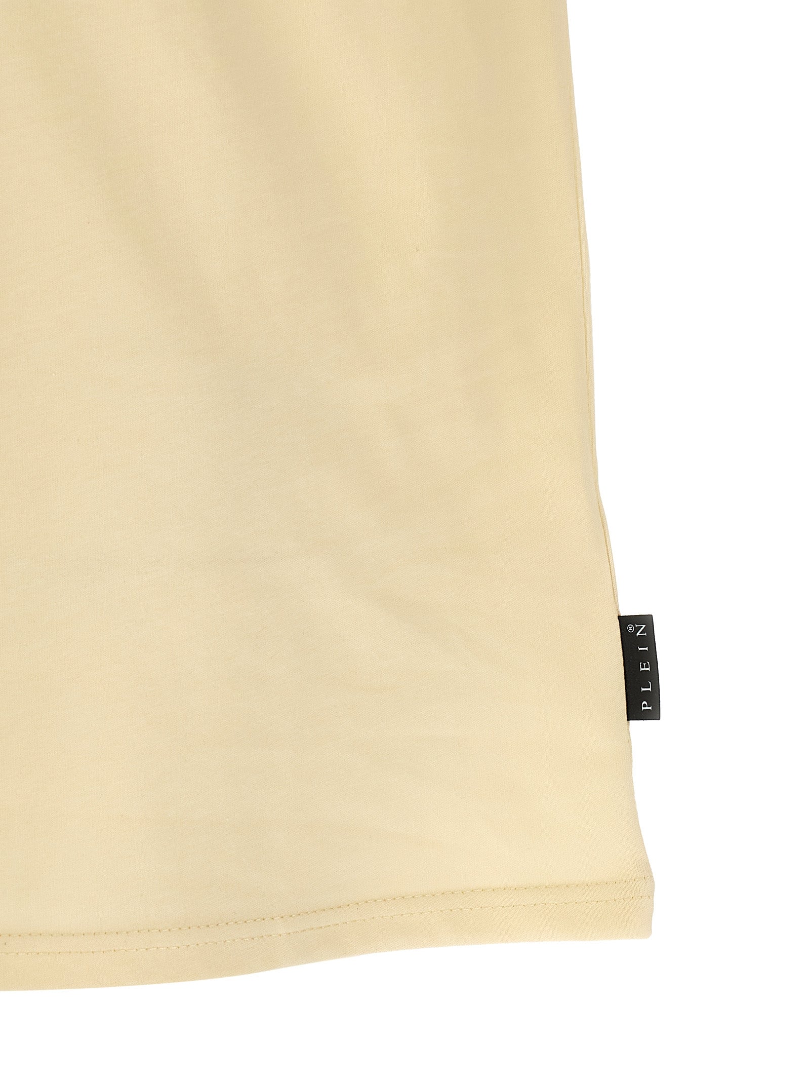 Beiges T-Shirt aus Baumwolle