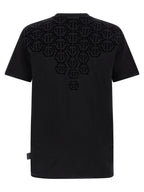 Schwarzes T-Shirt aus Baumwolle 329536