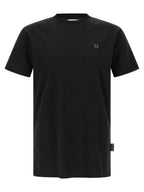Schwarzes T-Shirt aus Baumwolle 329541