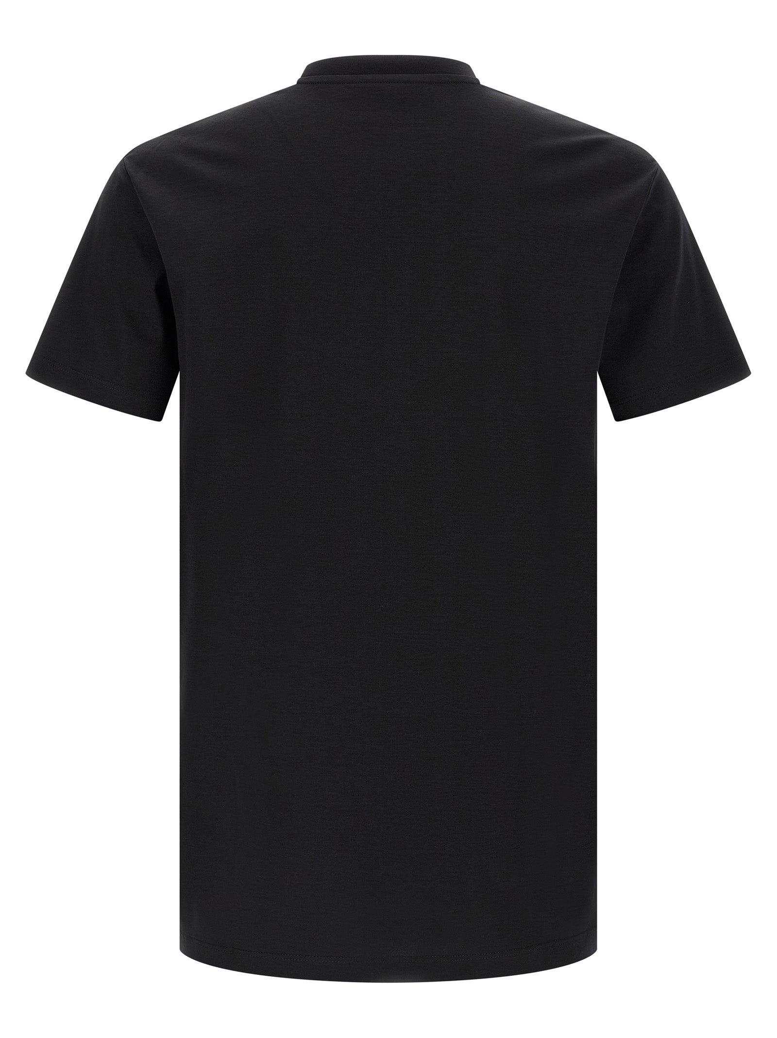 Schwarzes T-Shirt aus Baumwolle 329541