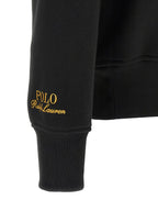 Schwarzes Poloshirt aus Baumwolle