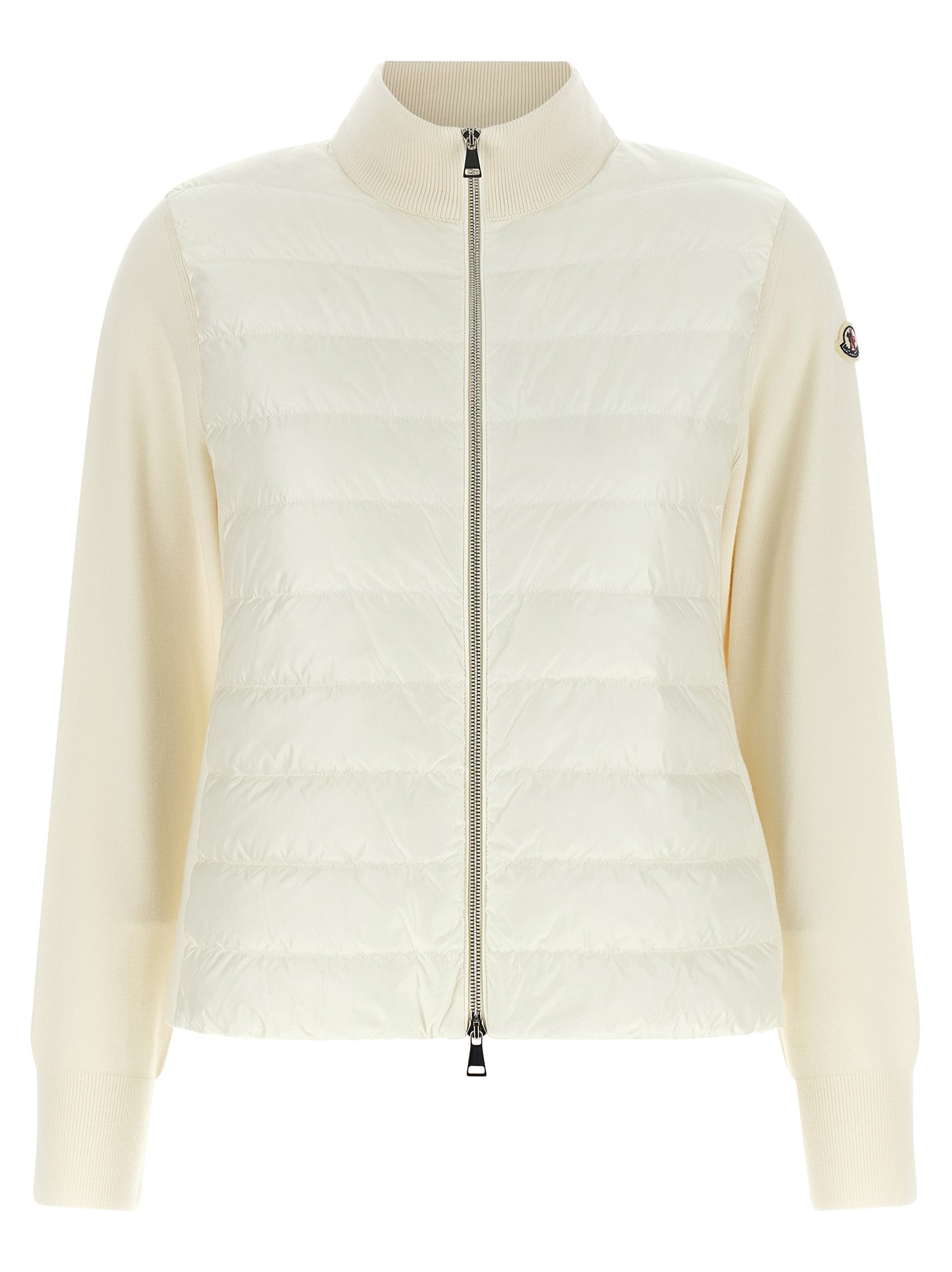 Weiße Strickjacke aus Polyamid