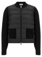Schwarze Strickjacke aus Polyester