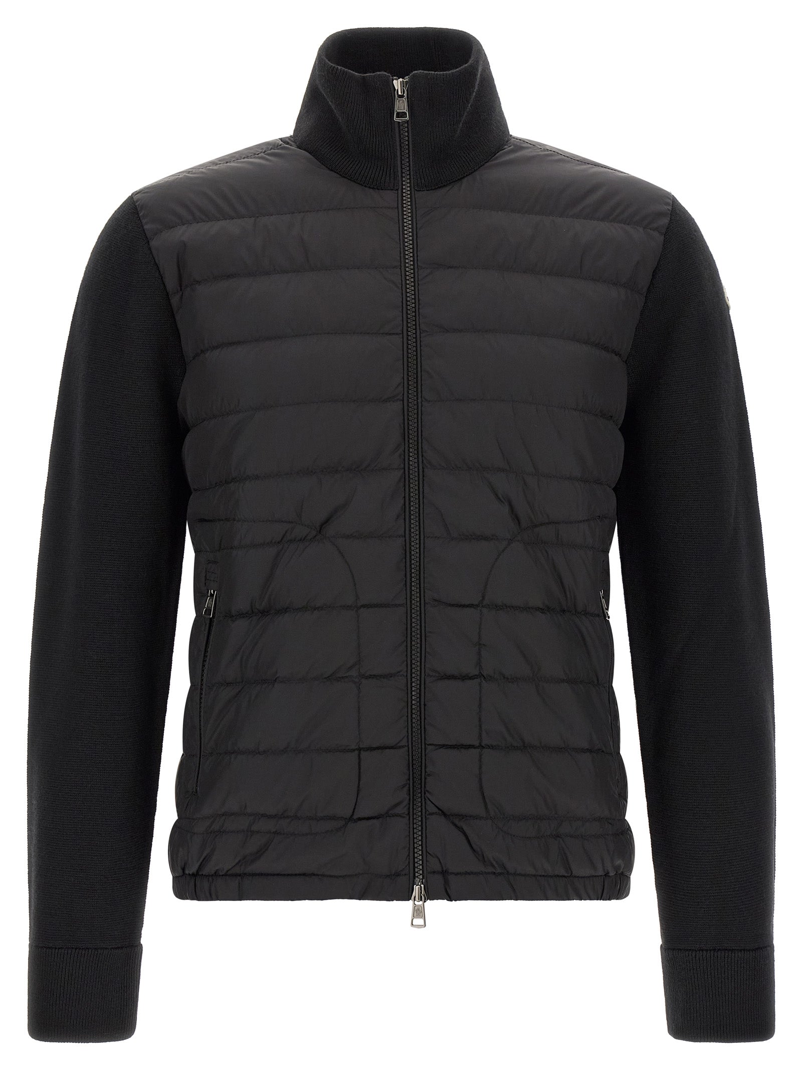 Schwarze Strickjacke aus Polyamid 339768