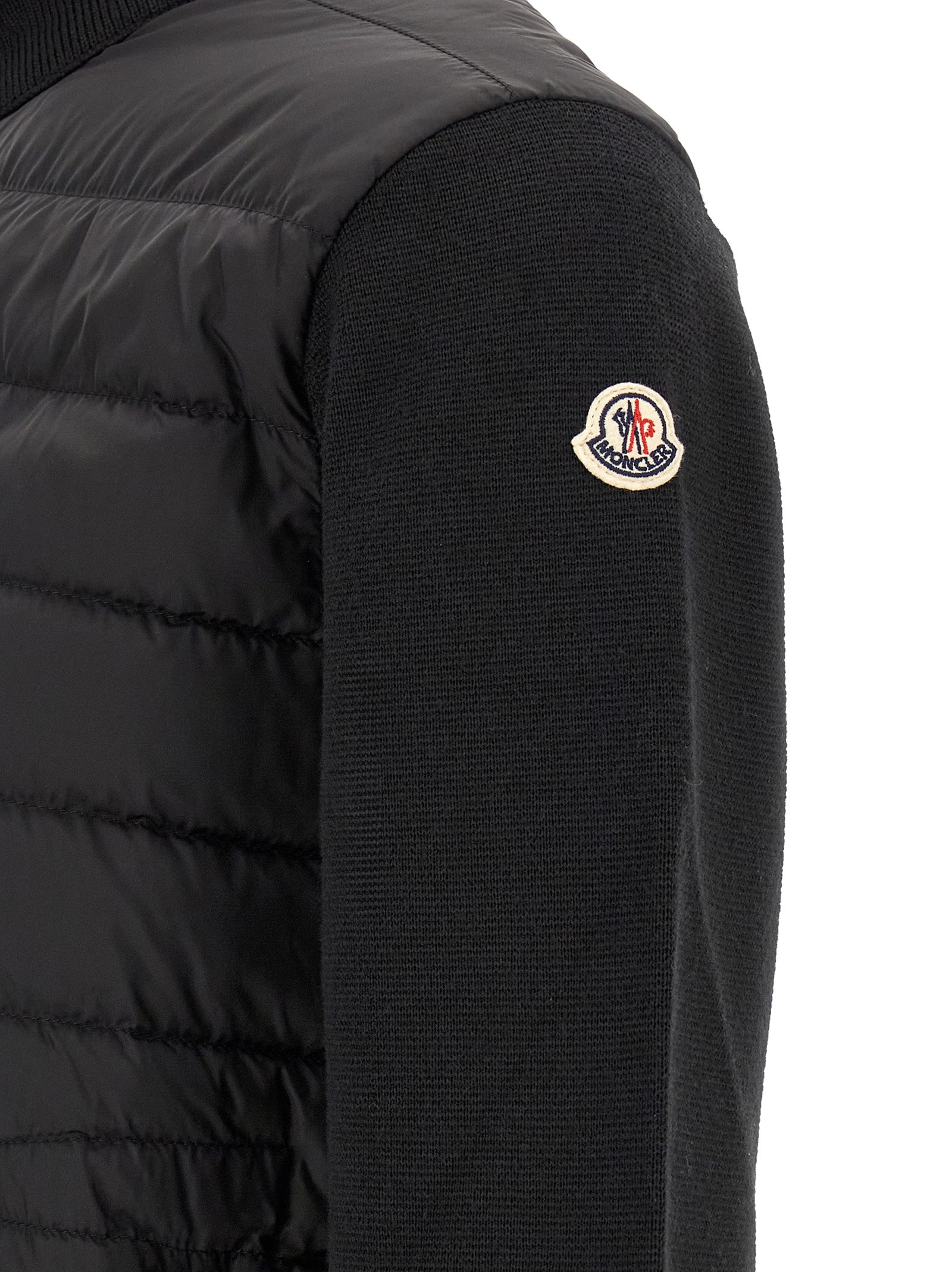 Schwarze Strickjacke aus Polyamid 339768