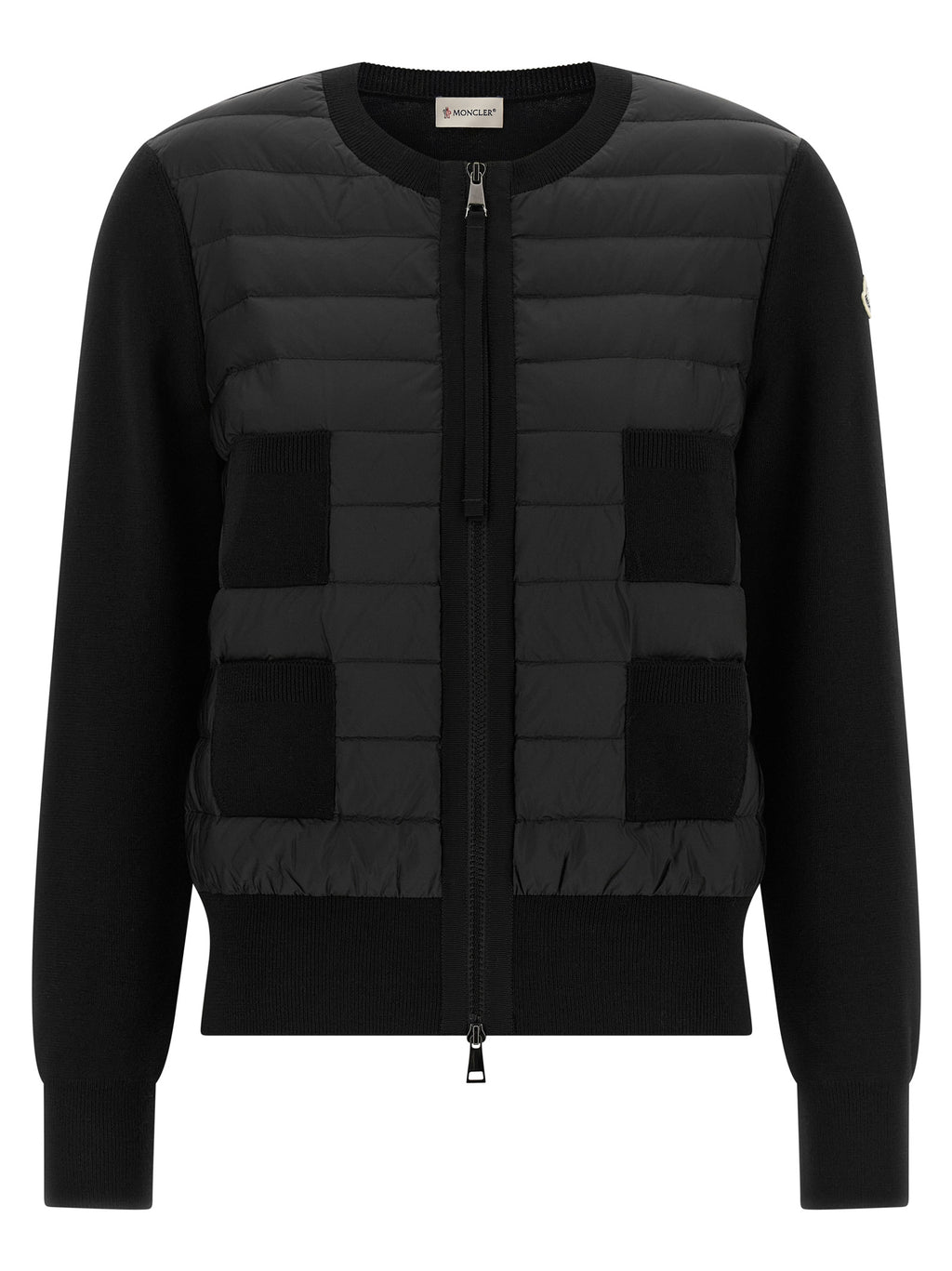 Schwarze Strickjacke aus Polyamid 339781