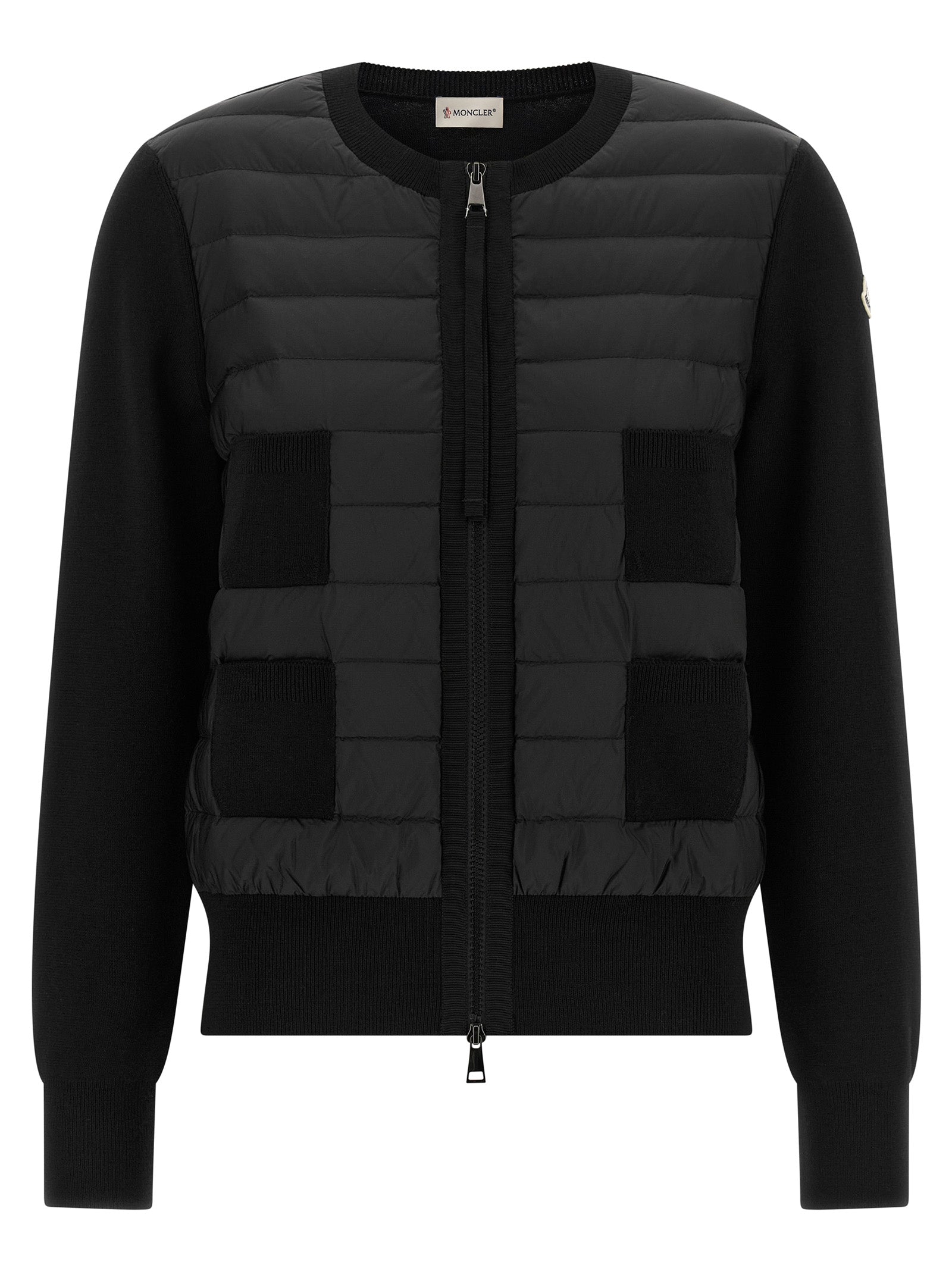Schwarze Strickjacke aus Polyamid 339781