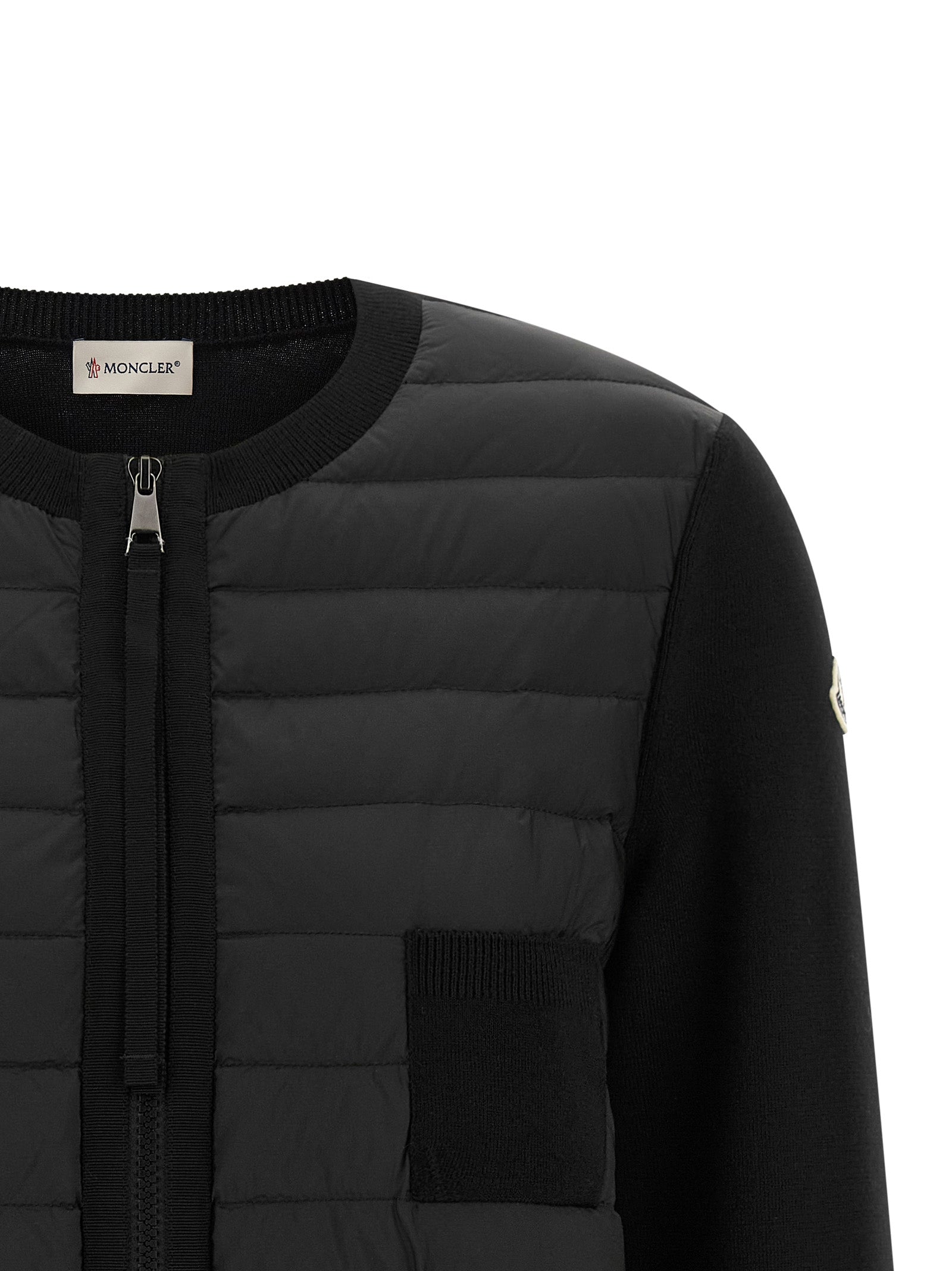 Schwarze Strickjacke aus Polyamid 339781