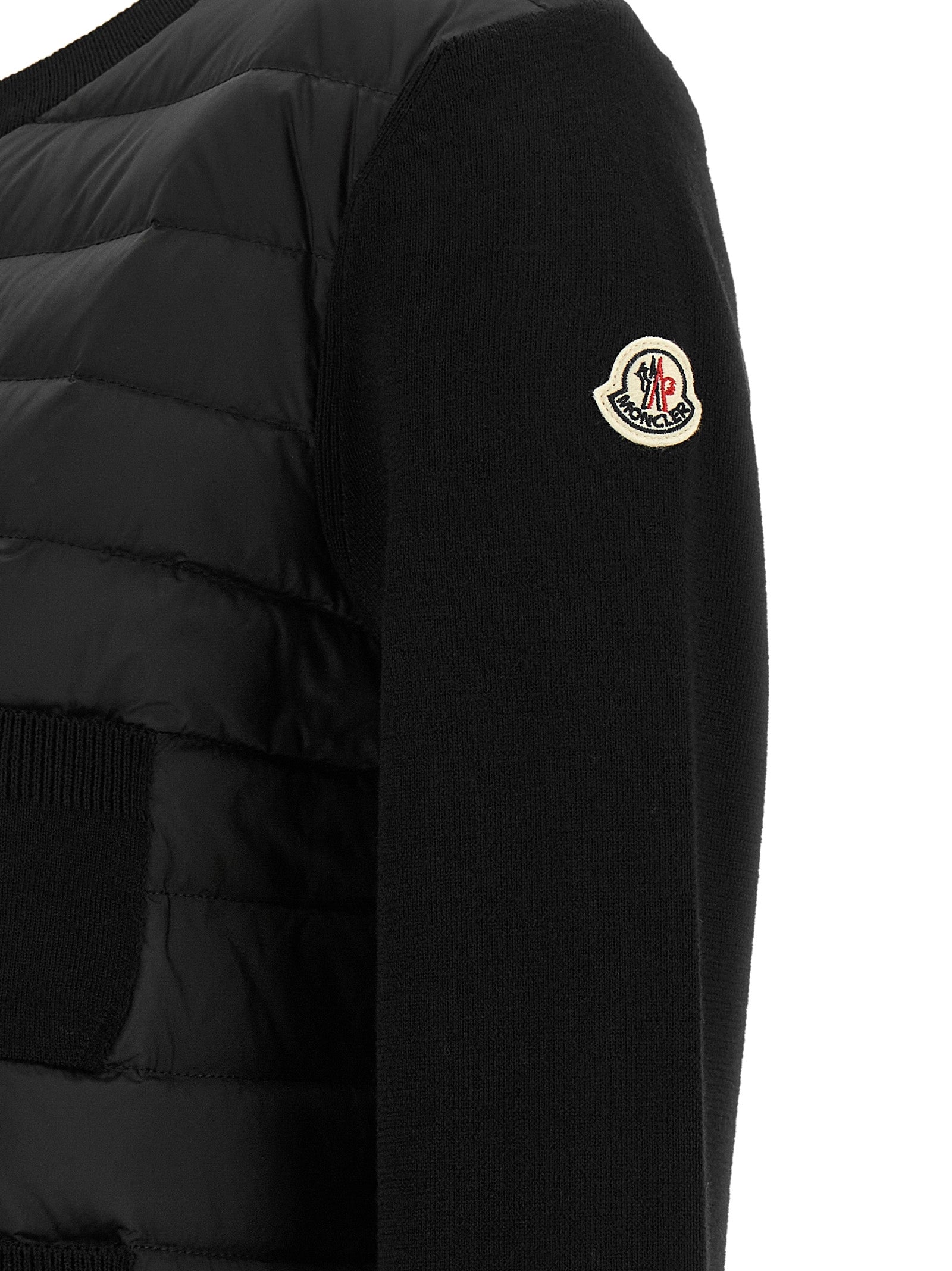 Schwarze Strickjacke aus Polyamid 339781