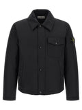 Schwarze Jacke aus Polyester