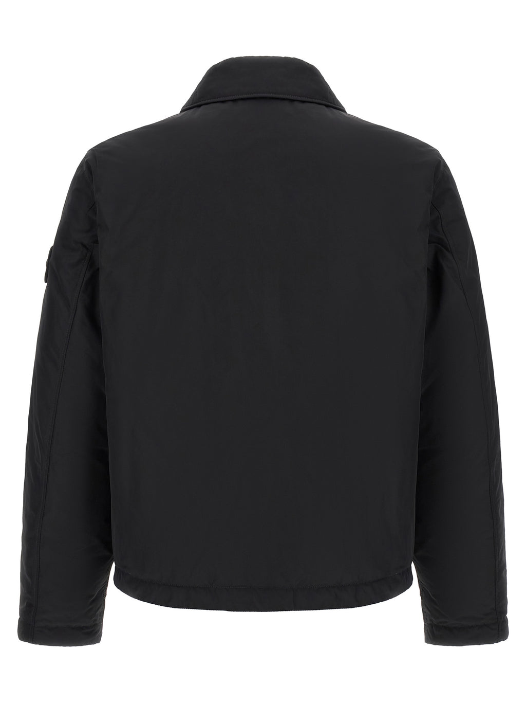 Schwarze Jacke aus Polyester
