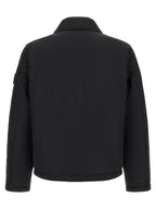 Schwarze Jacke aus Polyester