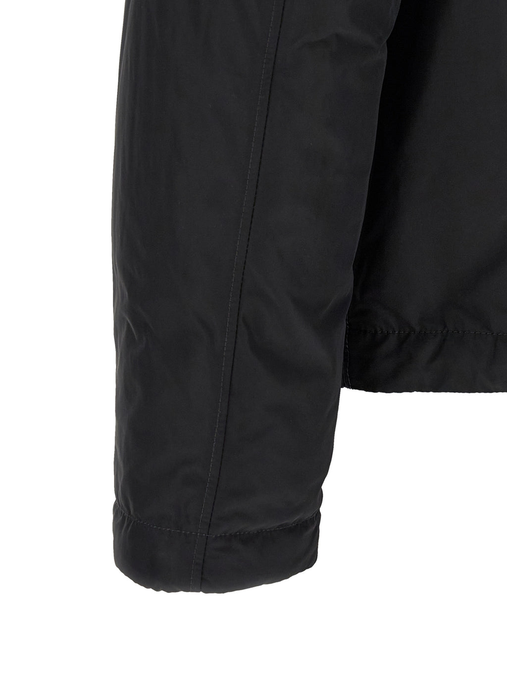 Schwarze Jacke aus Polyester