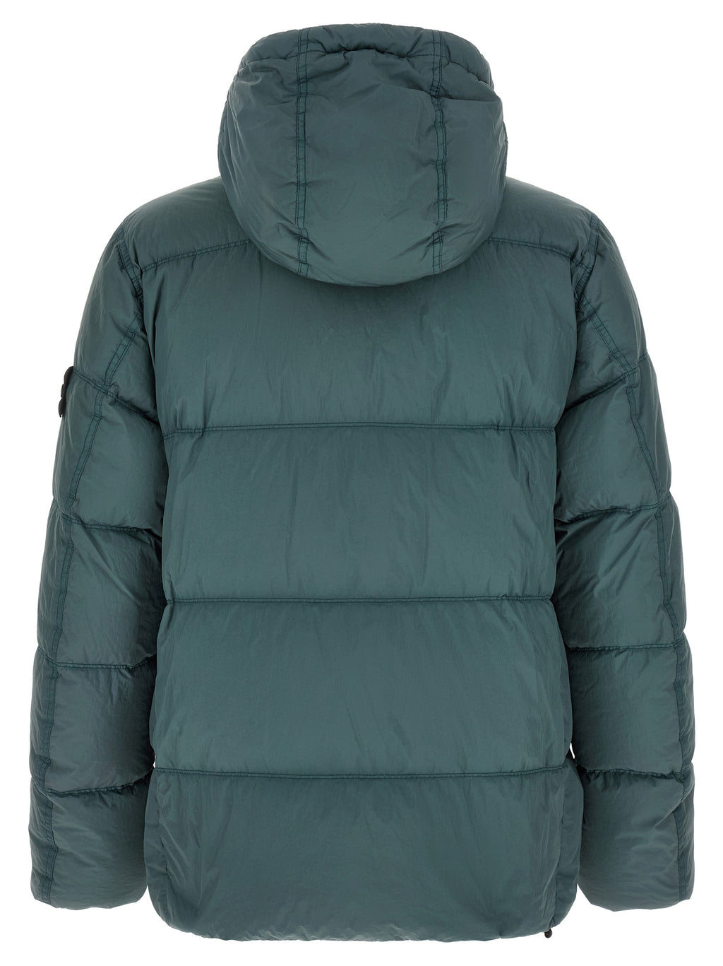 Zweifarbige lange Jacke aus Polyamid 339859