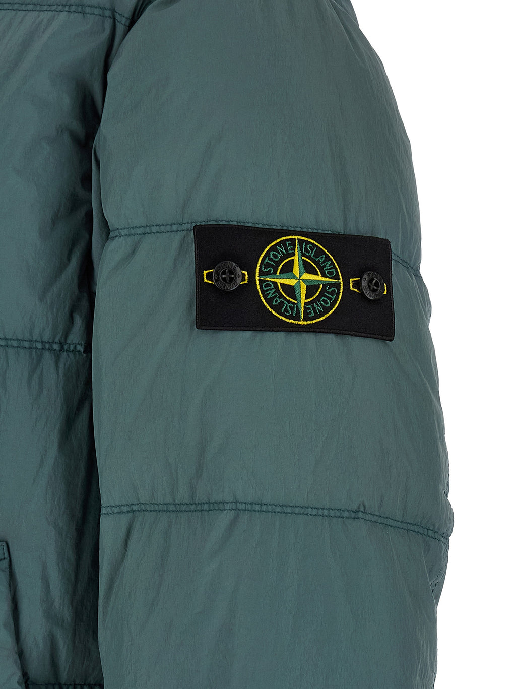 Zweifarbige lange Jacke aus Polyamid 339859