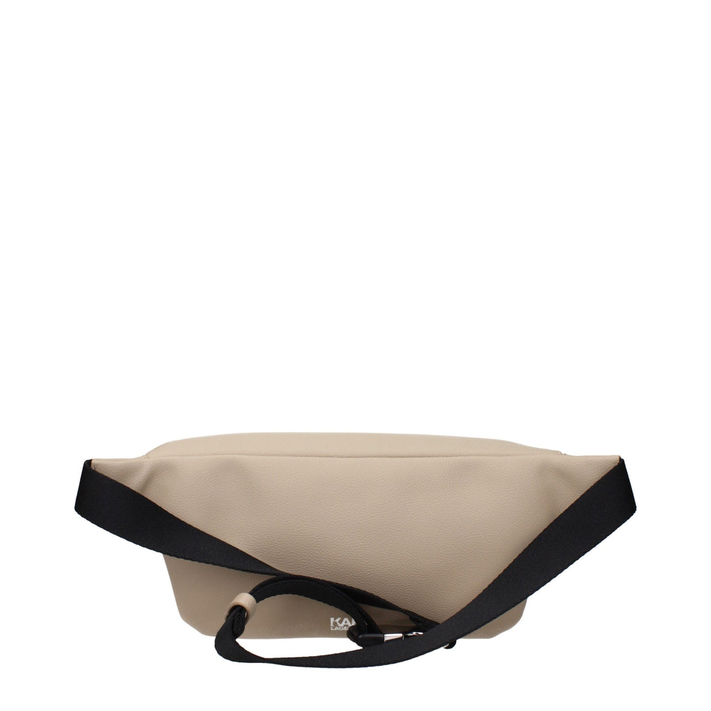 Beiger Rucksack aus Leder