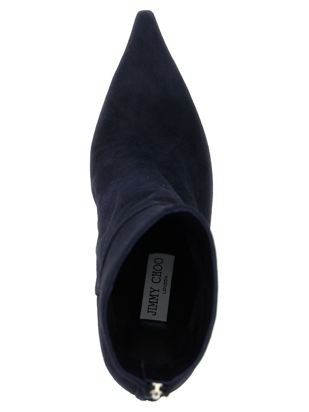 Blaue Stiefeletten aus Leder