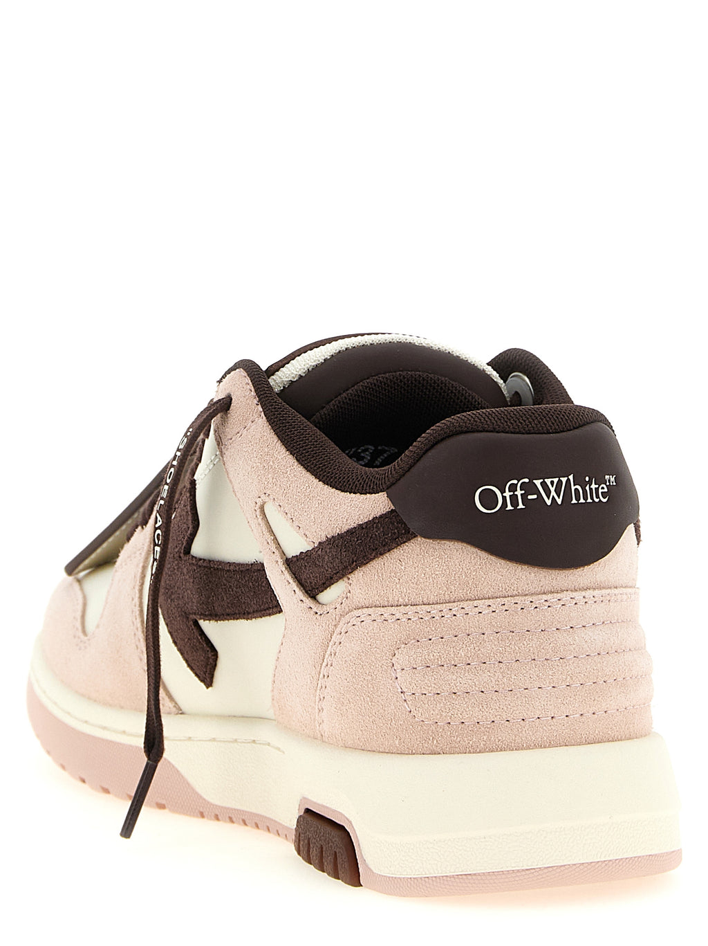 Mehrfarbige Low-Top-Sneaker aus Leder