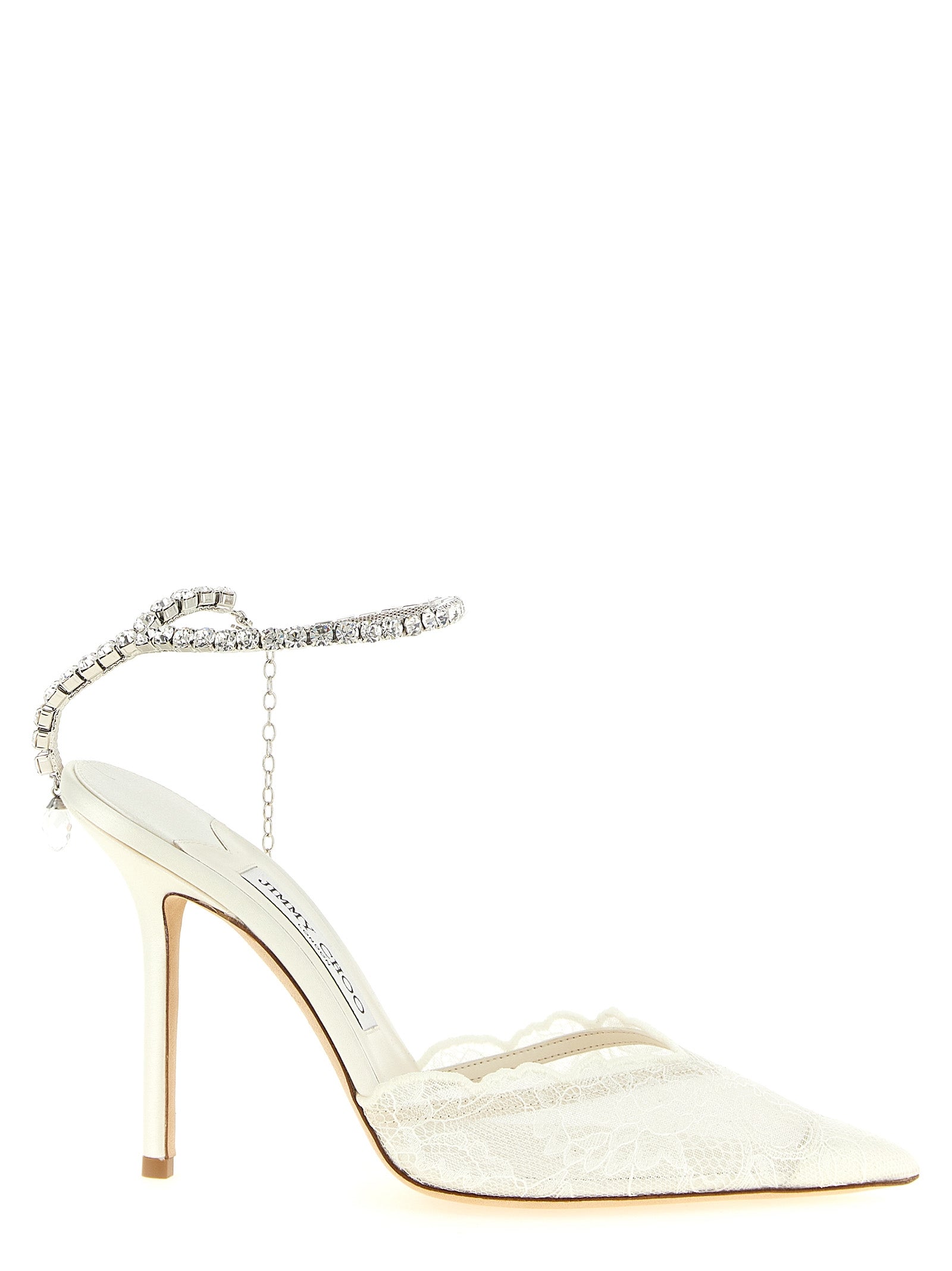 Weiße Pumps