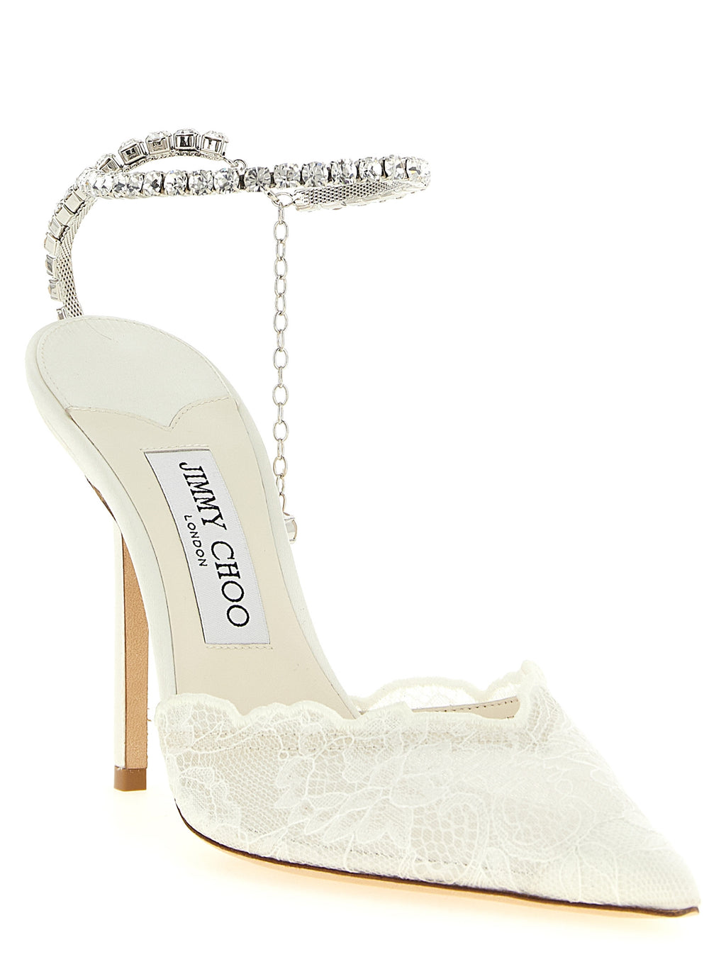 Weiße Pumps