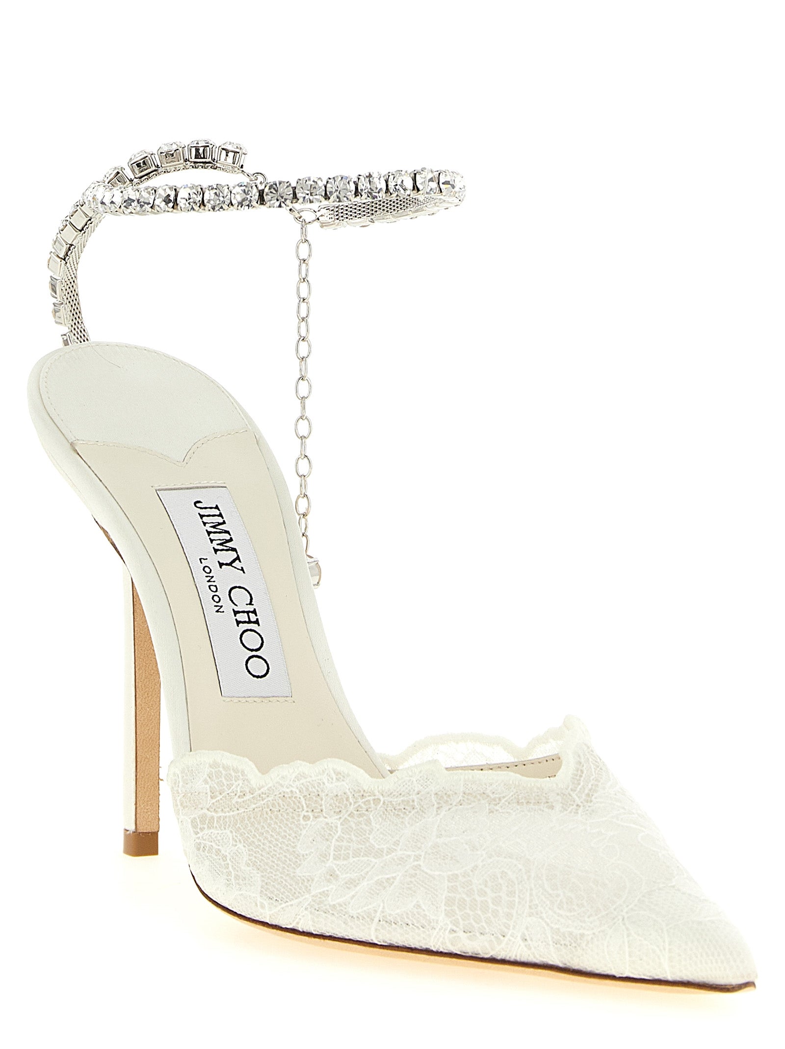 Weiße Pumps