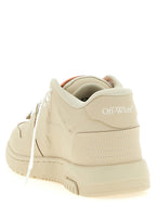 Beige Sneaker aus Kunststoff