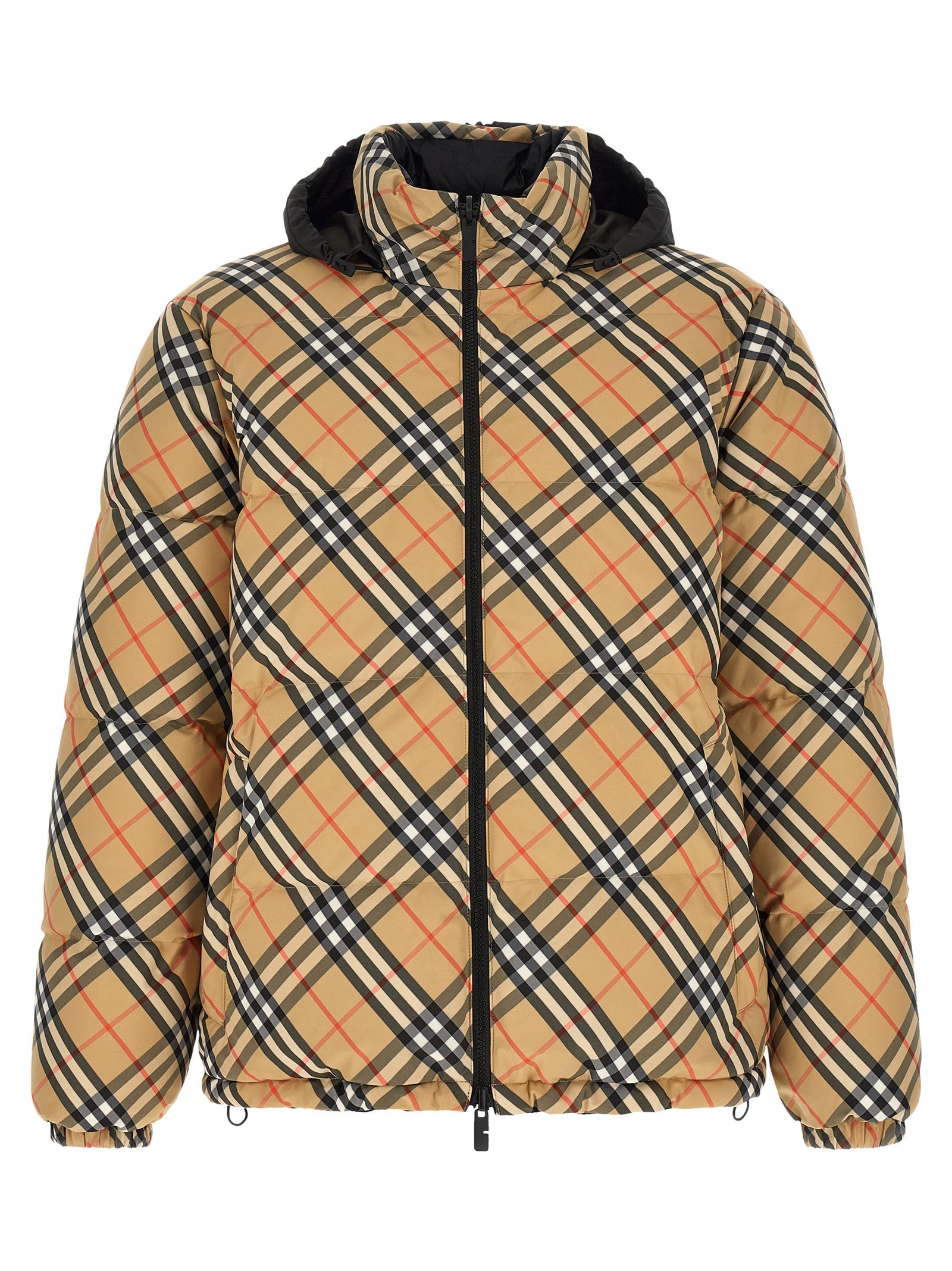 Beige Shelljacke aus Polyester