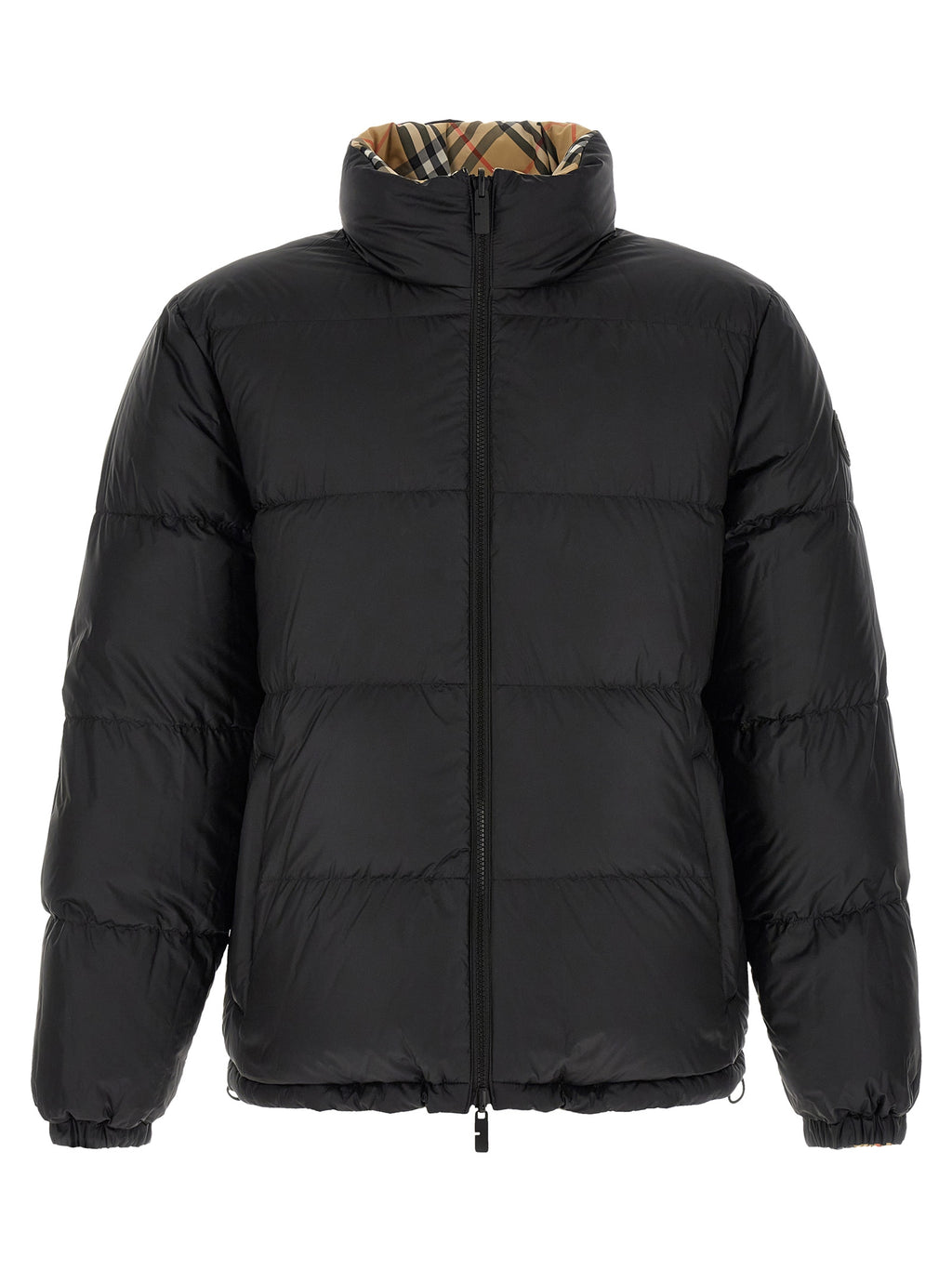 Beige Shelljacke aus Polyester