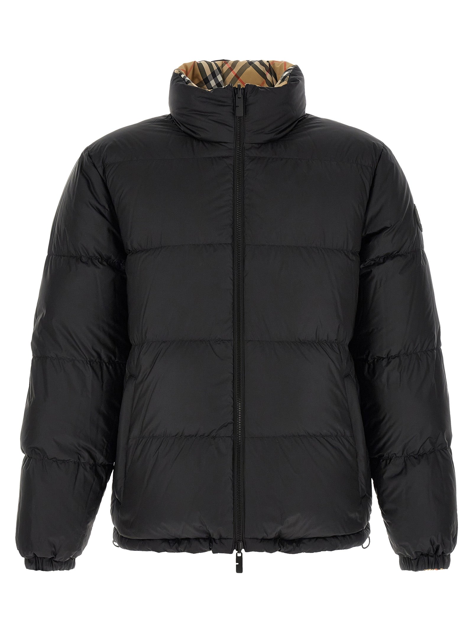 Beige Shelljacke aus Polyester