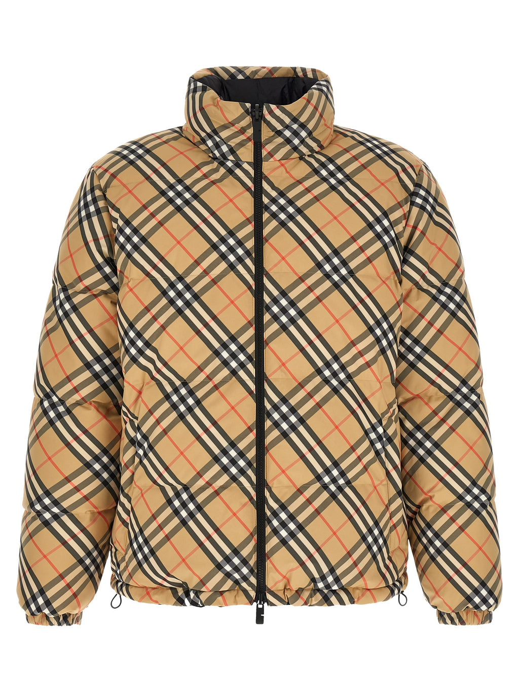 Beige Shelljacke aus Polyester