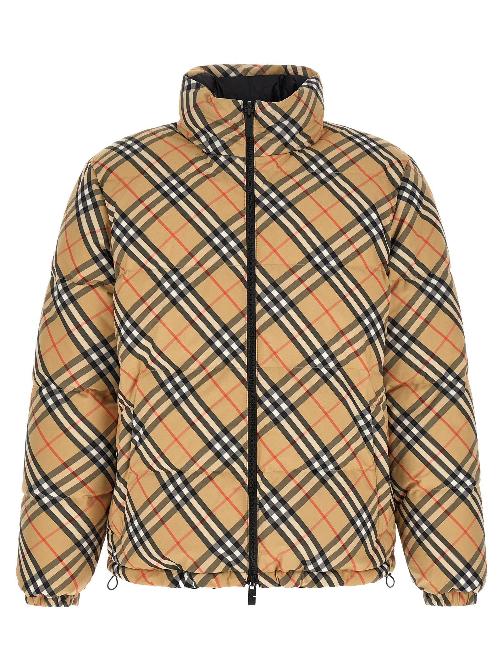 Beige Shelljacke aus Polyester