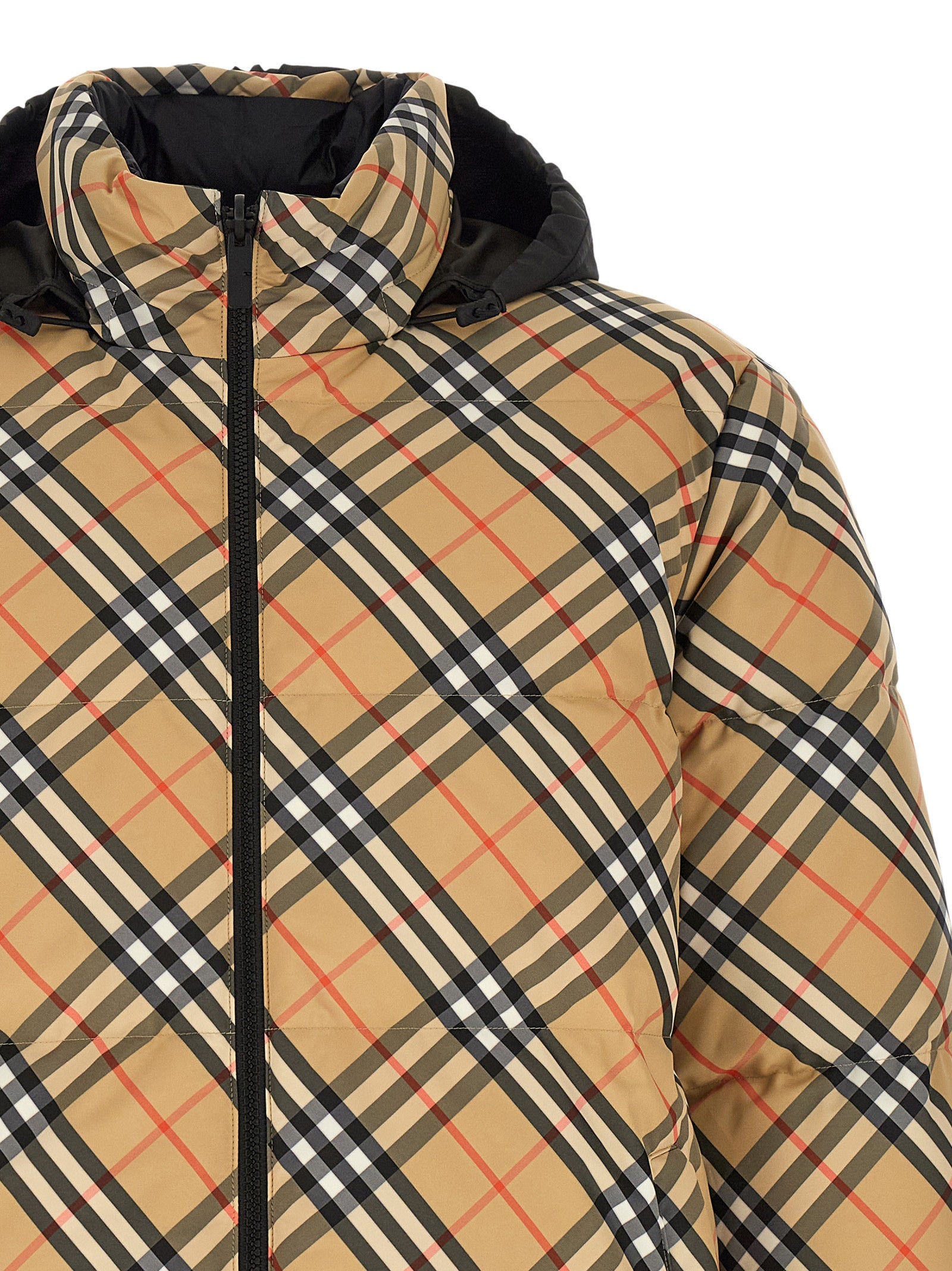 Beige Shelljacke aus Polyester